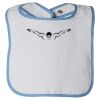 Infant Contrast Trim Terry Bib Thumbnail
