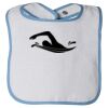 Infant Contrast Trim Terry Bib Thumbnail