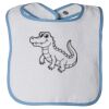 Infant Contrast Trim Terry Bib Thumbnail