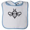 Infant Contrast Trim Terry Bib Thumbnail