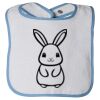 Infant Contrast Trim Terry Bib Thumbnail
