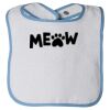 Infant Contrast Trim Terry Bib Thumbnail