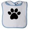 Infant Contrast Trim Terry Bib Thumbnail