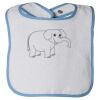 Infant Contrast Trim Terry Bib Thumbnail
