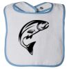 Infant Contrast Trim Terry Bib Thumbnail