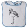 Infant Contrast Trim Terry Bib Thumbnail