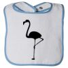 Infant Contrast Trim Terry Bib Thumbnail