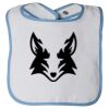 Infant Contrast Trim Terry Bib Thumbnail