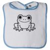 Infant Contrast Trim Terry Bib Thumbnail