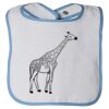 Infant Contrast Trim Terry Bib Thumbnail