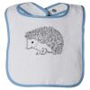 Infant Contrast Trim Terry Bib Thumbnail