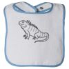 Infant Contrast Trim Terry Bib Thumbnail