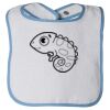 Infant Contrast Trim Terry Bib Thumbnail