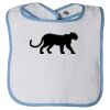 Infant Contrast Trim Terry Bib Thumbnail