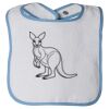Infant Contrast Trim Terry Bib Thumbnail