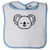 Infant Contrast Trim Terry Bib Thumbnail