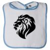 Infant Contrast Trim Terry Bib Thumbnail