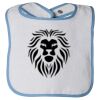 Infant Contrast Trim Terry Bib Thumbnail