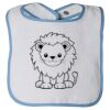 Infant Contrast Trim Terry Bib Thumbnail
