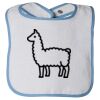 Infant Contrast Trim Terry Bib Thumbnail