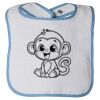 Infant Contrast Trim Terry Bib Thumbnail