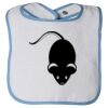 Infant Contrast Trim Terry Bib Thumbnail