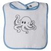 Infant Contrast Trim Terry Bib Thumbnail