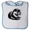 Infant Contrast Trim Terry Bib Thumbnail