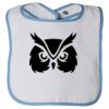 Infant Contrast Trim Terry Bib Thumbnail