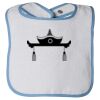 Infant Contrast Trim Terry Bib Thumbnail