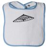 Infant Contrast Trim Terry Bib Thumbnail