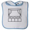 Infant Contrast Trim Terry Bib Thumbnail