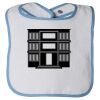 Infant Contrast Trim Terry Bib Thumbnail