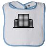 Infant Contrast Trim Terry Bib Thumbnail