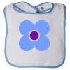 Infant Contrast Trim Terry Bib Thumbnail