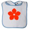 Infant Contrast Trim Terry Bib Thumbnail
