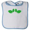Infant Contrast Trim Terry Bib Thumbnail