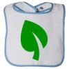 Infant Contrast Trim Terry Bib Thumbnail