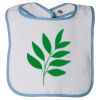 Infant Contrast Trim Terry Bib Thumbnail
