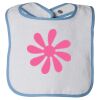 Infant Contrast Trim Terry Bib Thumbnail