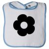 Infant Contrast Trim Terry Bib Thumbnail