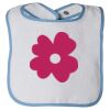 Infant Contrast Trim Terry Bib Thumbnail