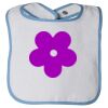 Infant Contrast Trim Terry Bib Thumbnail