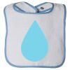 Infant Contrast Trim Terry Bib Thumbnail