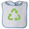 Infant Contrast Trim Terry Bib Thumbnail