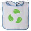 Infant Contrast Trim Terry Bib Thumbnail