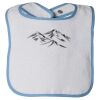 Infant Contrast Trim Terry Bib Thumbnail