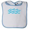 Infant Contrast Trim Terry Bib Thumbnail