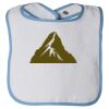 Infant Contrast Trim Terry Bib Thumbnail