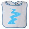 Infant Contrast Trim Terry Bib Thumbnail